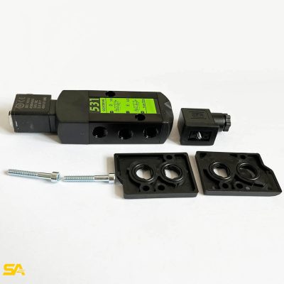 تصویر شیر برقی کتابی آسکو سری ۵۳۱ مدل G531C001 برای کنترل جریان سیالات صنعتی در محیط‌های سخت