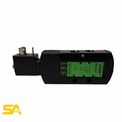 تصویر شیر برقی کتابی آسکو مدل G531C017MS برای کنترل جریان سیالات صنعتی در محیط‌های سخت